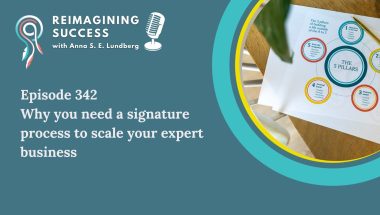 Why you need a signature process to scale your expert business